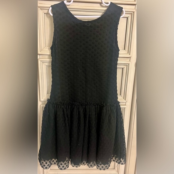 Girls Black Sleeveless Dress Size 7/8 - Picture 2 of 4